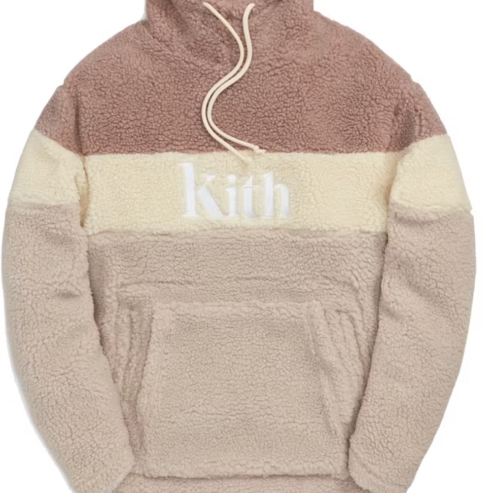 Kith Colorblock Sherpa Hoodie